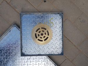 מכסה ביוב נירוסטה