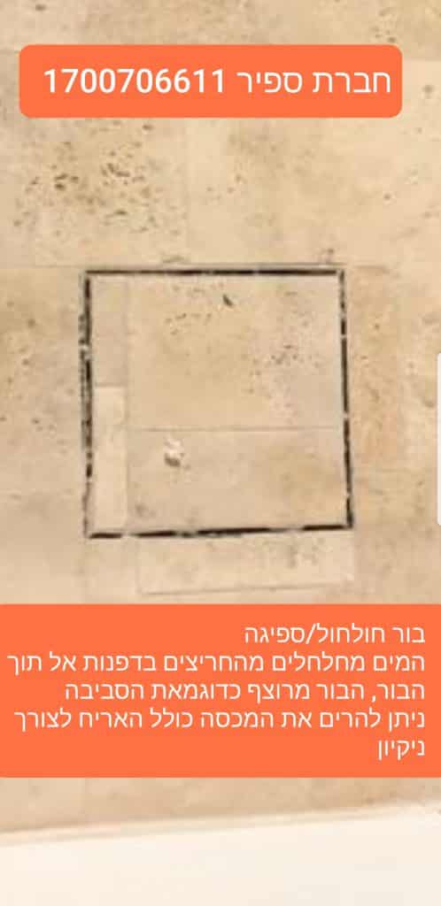 מכסה נירוסטה לבור חלחול עם רשת ניקוז נשלפת 50×50 ס"מ